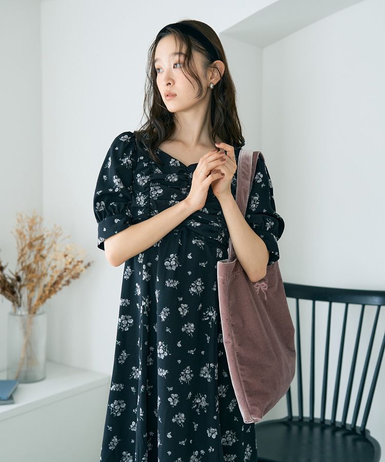 earth music&ecology「【WEB限定】ベロアトートバッグ」|トートバッグ|