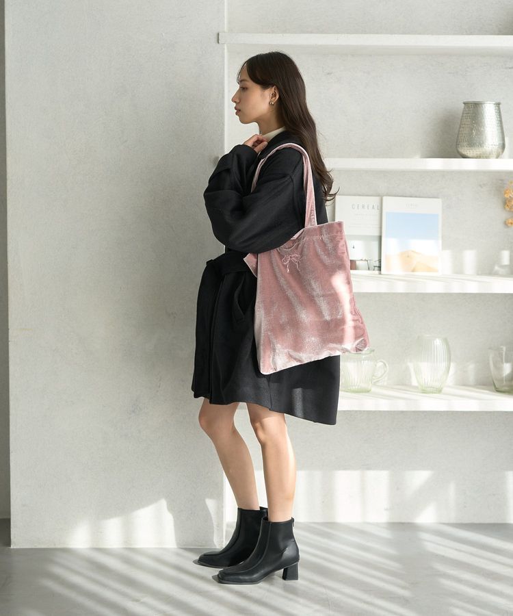 earth music&ecology「【WEB限定】ベロアトートバッグ」|トートバッグ|
