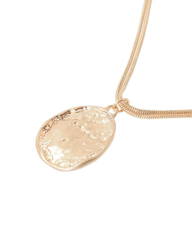 earth music&ecology「レイヤードチェーンメダリオンネックレス」|ネックレス|