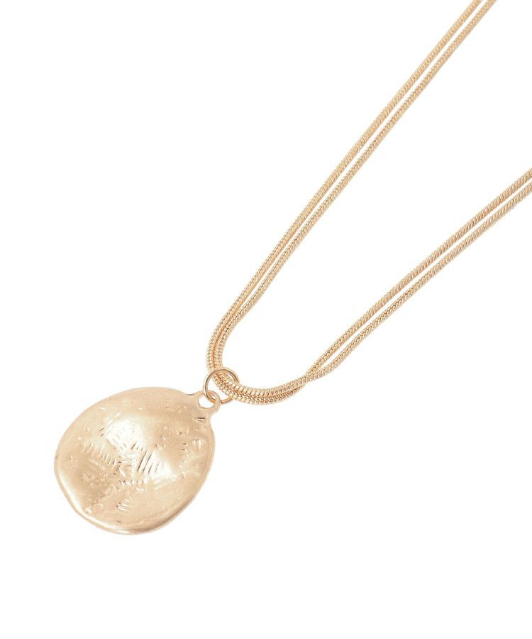 earth music&ecology「レイヤードチェーンメダリオンネックレス」|ネックレス|