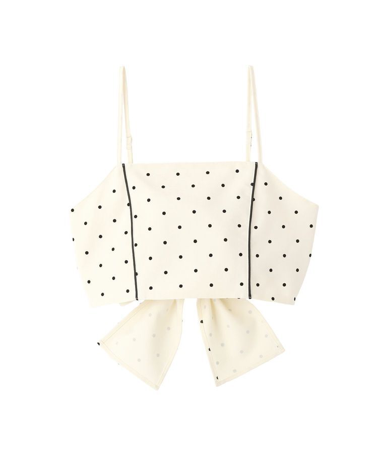 earth music&ecology「2WAYドットリボンビスチェ」|ベスト・ジレ|