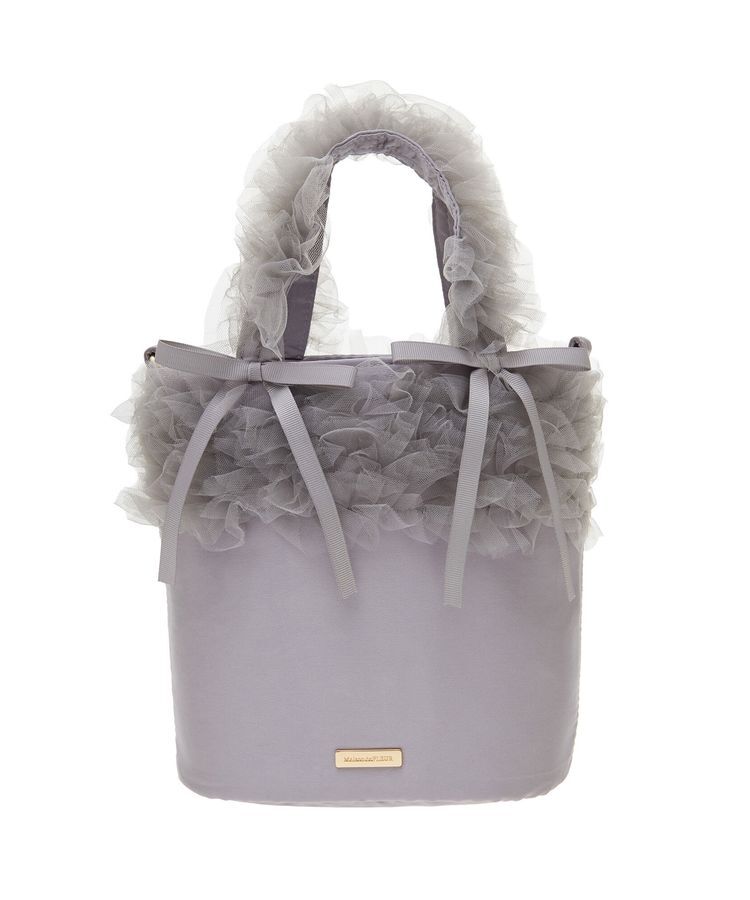 Maison de FLEUR「チュールフリルハンドル2Wayトートバッグ」|トートバッグ|