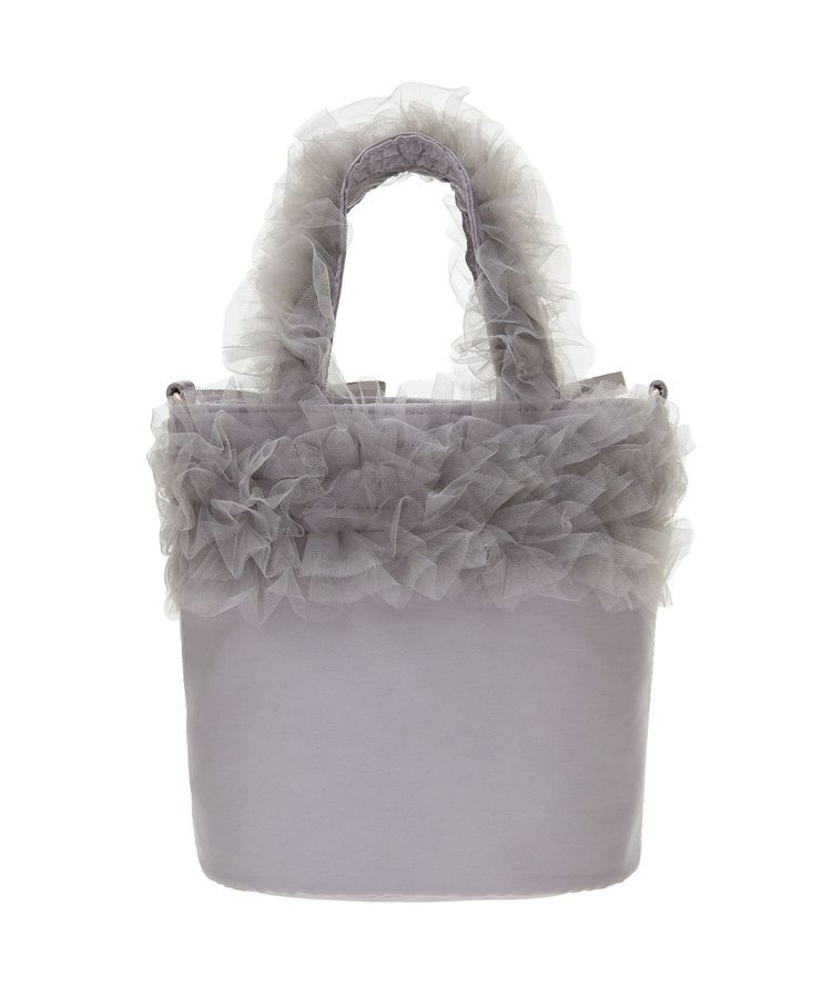 Maison de FLEUR「チュールフリルハンドル2Wayトートバッグ」|トートバッグ|