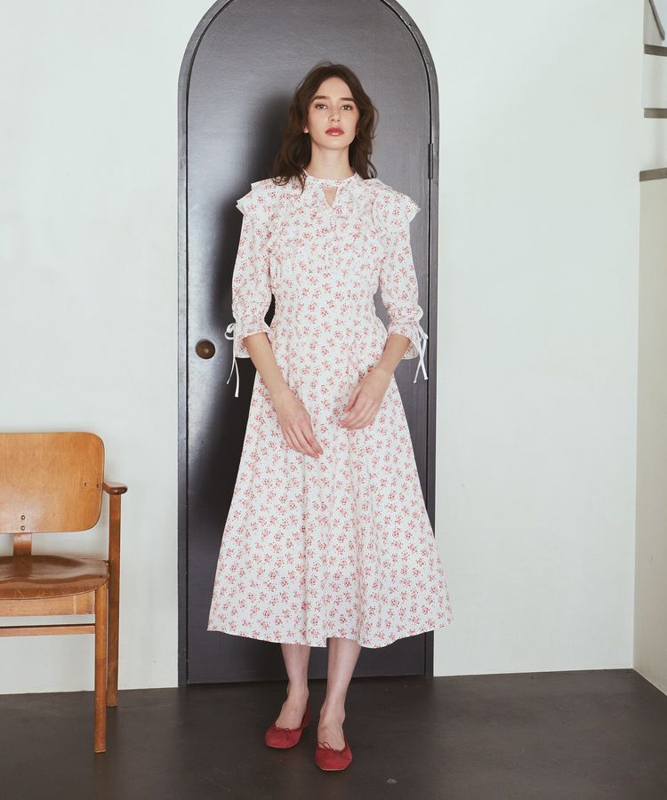 Maison de FLEUR Petite Robe「フラワープリントワンピース」|ワンピース|