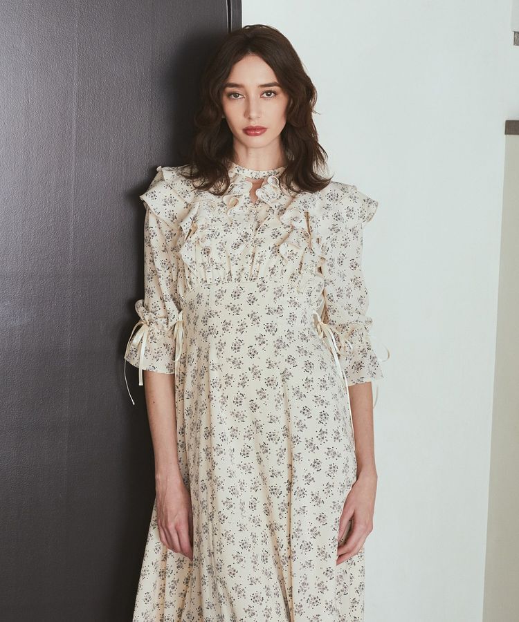 Maison de FLEUR Petite Robe「フラワープリントワンピース」|ワンピース|