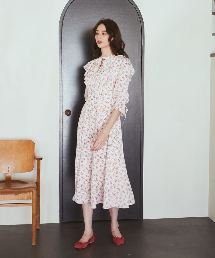 Maison de FLEUR Petite Robe「フラワープリントワンピース」|ワンピース|