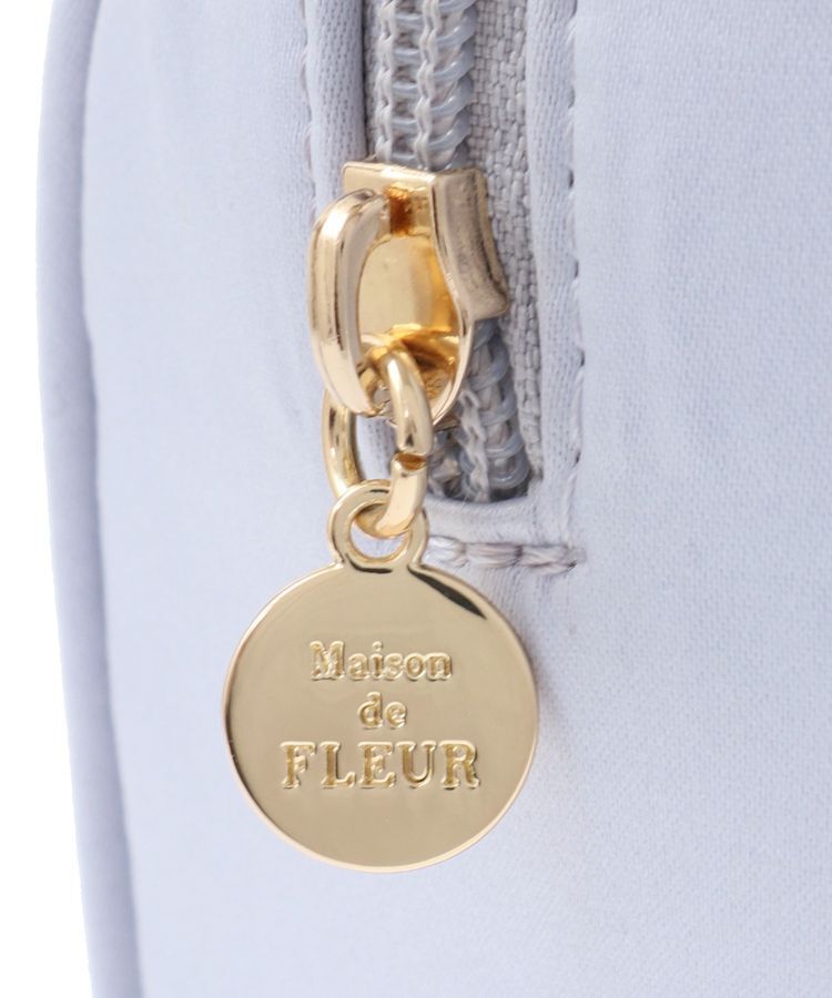 Maison de FLEUR「EC限定チュールハンドルラインストーンボストン」|ハンドバッグ|