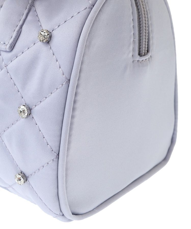 Maison de FLEUR「EC限定チュールハンドルラインストーンボストン」|ハンドバッグ|