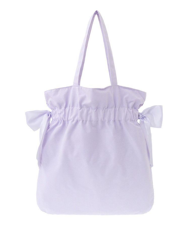 Maison de FLEUR「ギンガムチェックダブルリボントートバッグ」|トートバッグ|