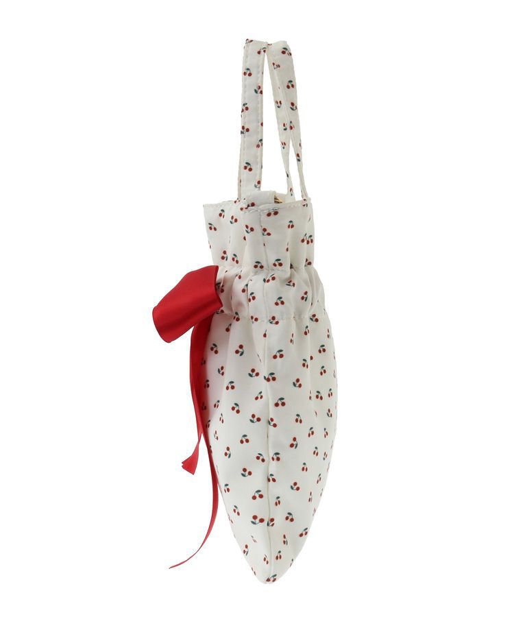 Maison de FLEUR「チェリープリントミニリボン2Wayバッグ」|ポーチ|