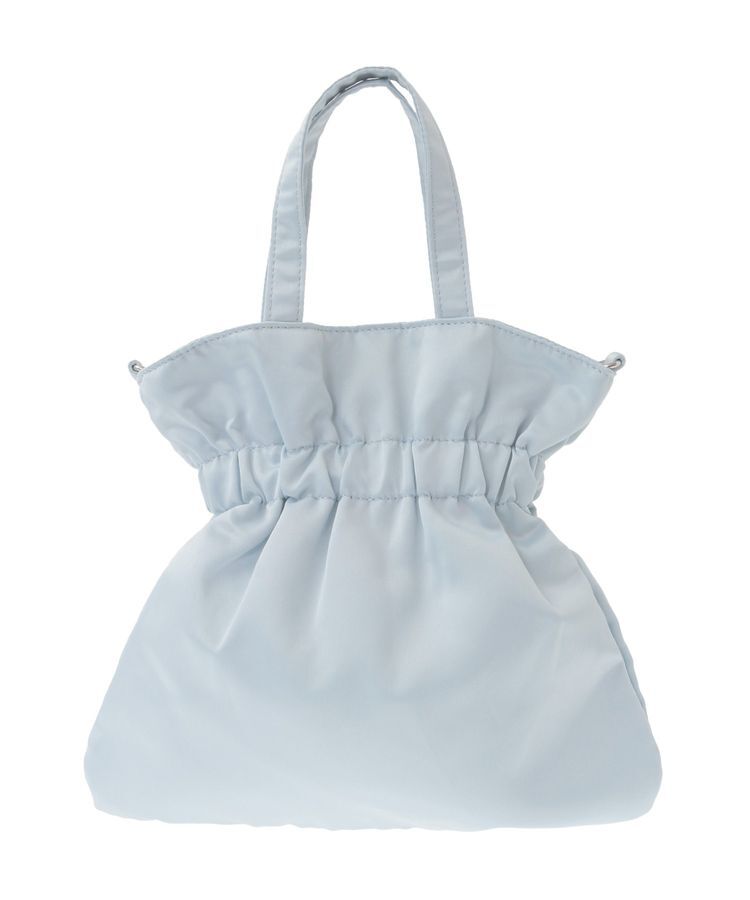 Maison de FLEUR「シーシェルプリントリボン2Wayバッグ」|トートバッグ|