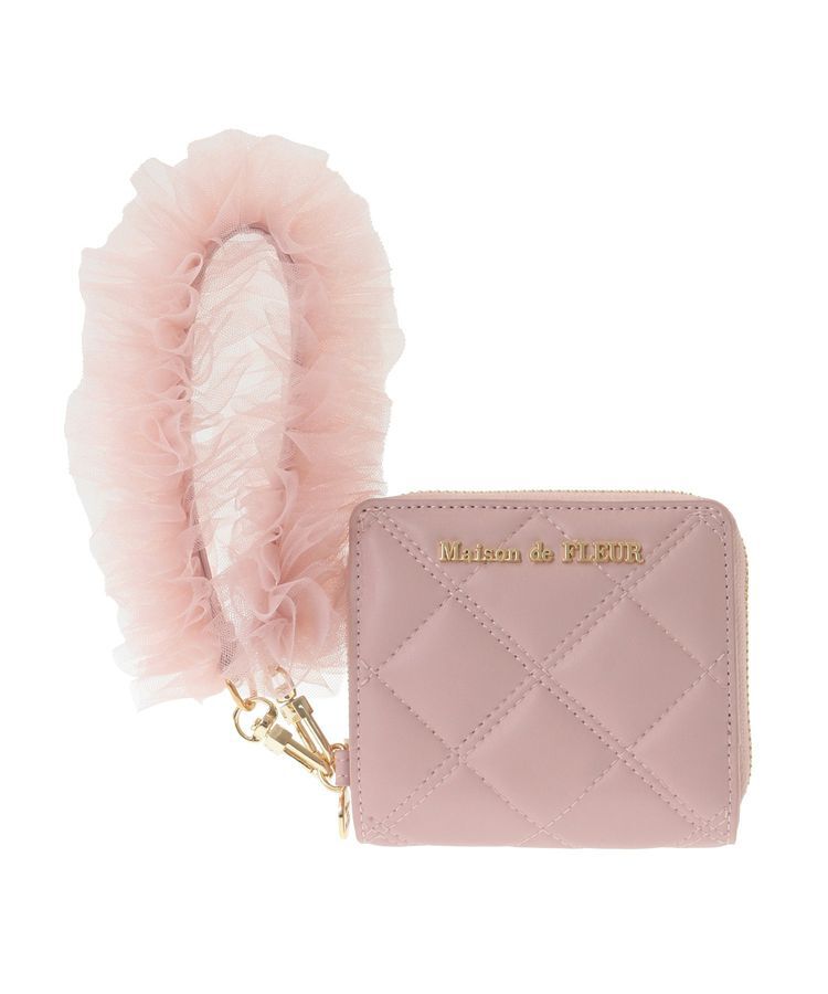 Maison de FLEUR「チュールストラップウォレット」|財布|
