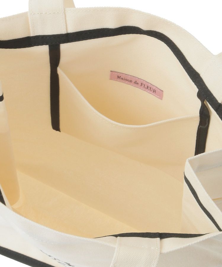 Maison de FLEUR「パイピングスクエアトートバッグ」|トートバッグ|
