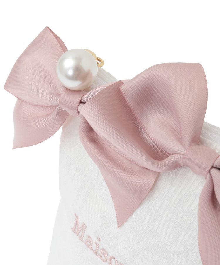 Maison de FLEUR「ジャカードリボンポーチ」|ポーチ|