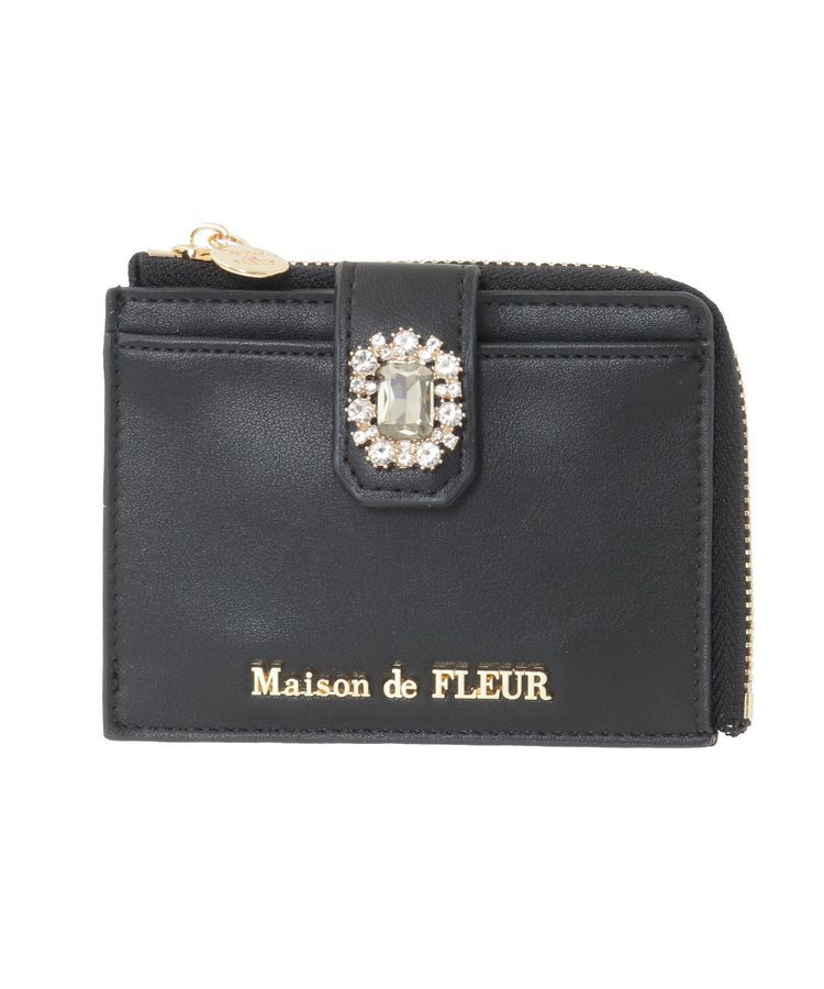 Maison de FLEUR「配色ビジューフラグメントケース」|財布|