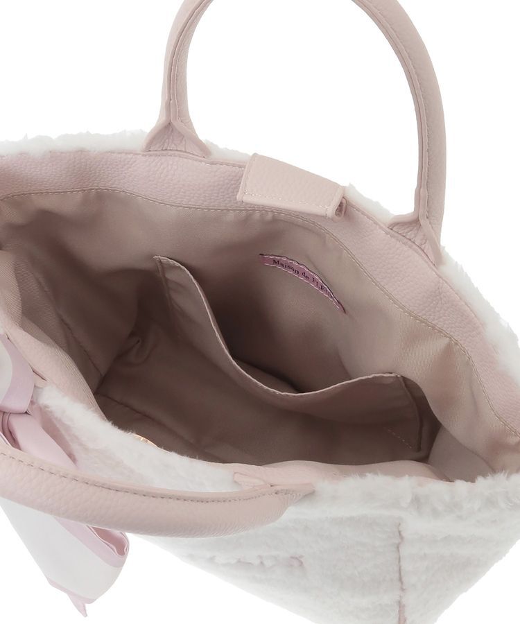 Maison de FLEUR「スカーフ付きボア2WayMトートバッグ」|トートバッグ|