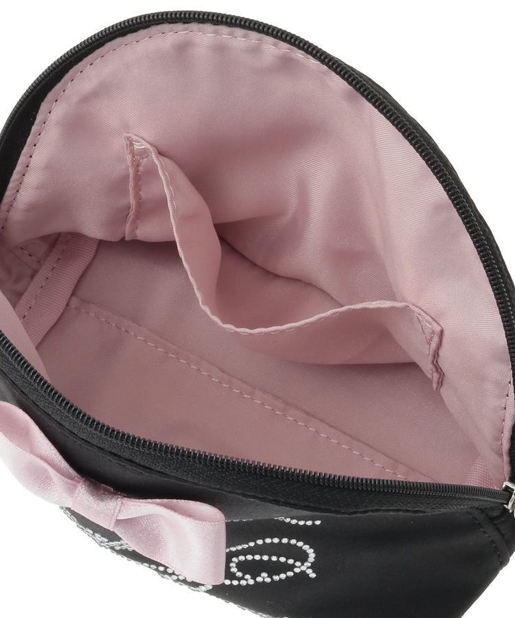 Maison de FLEUR「シャイニーリボンラウンドポーチ」|ポーチ|