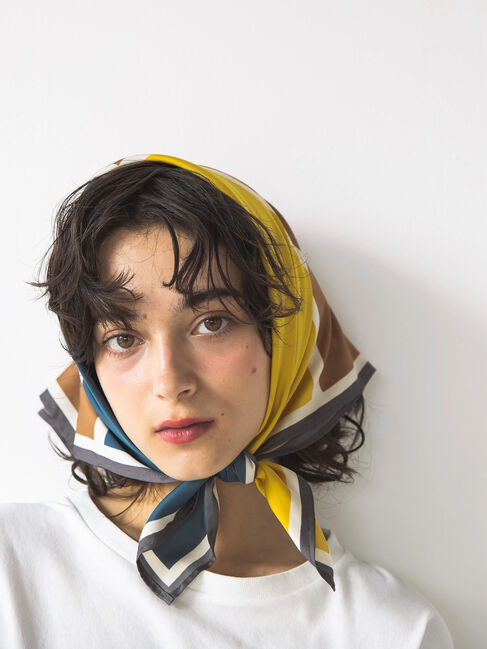  「サテンスカーフ」|ストール|