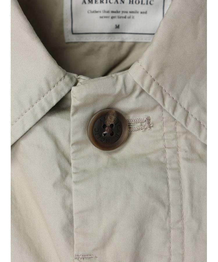 AMERICAN HOLIC「2WAYステンカラーライナー付きコート」|ステンカラーコート|