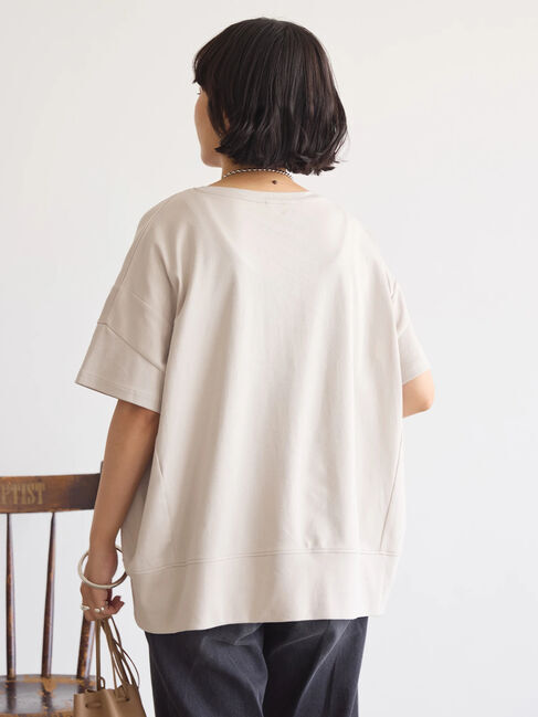 AMERICAN HOLIC「接触冷感裾切り替えカットプルオーバー」|Tシャツ・カットソー|