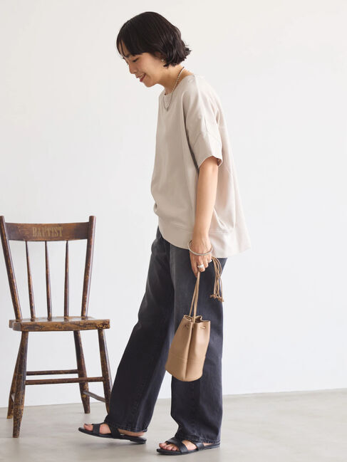 AMERICAN HOLIC「接触冷感裾切り替えカットプルオーバー」|Tシャツ・カットソー|