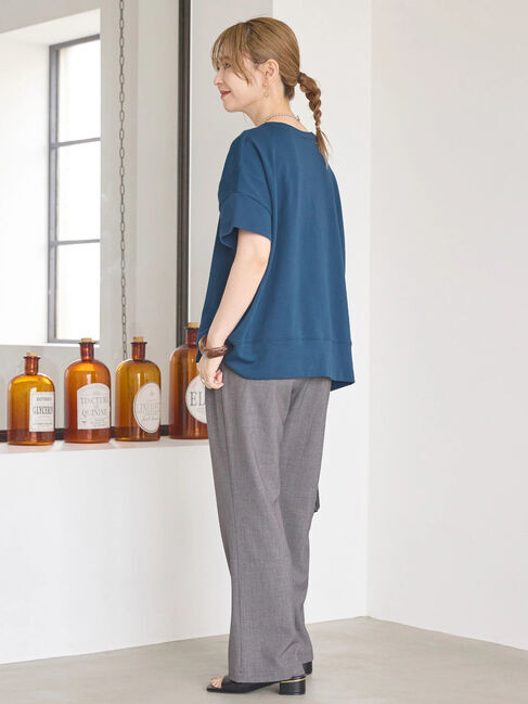 AMERICAN HOLIC「接触冷感裾切り替えカットプルオーバー」|Tシャツ・カットソー|