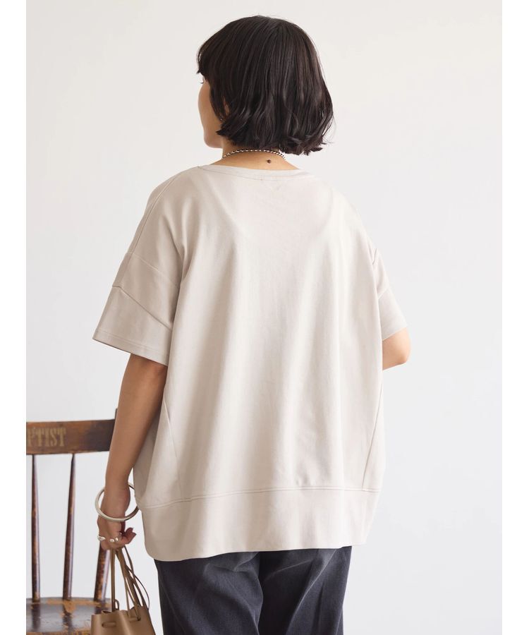 AMERICAN HOLIC「接触冷感裾切り替えカットプルオーバー」|Tシャツ・カットソー|