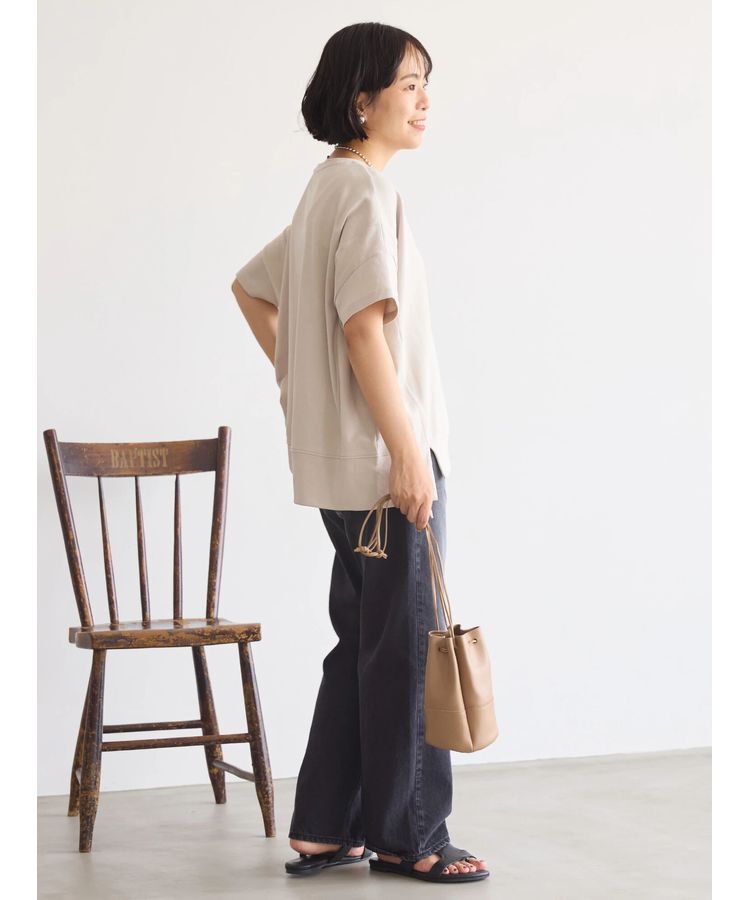 AMERICAN HOLIC「接触冷感裾切り替えカットプルオーバー」|Tシャツ・カットソー|