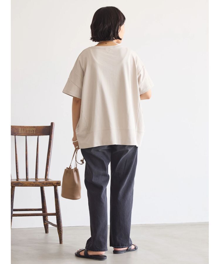 AMERICAN HOLIC「接触冷感裾切り替えカットプルオーバー」|Tシャツ・カットソー|