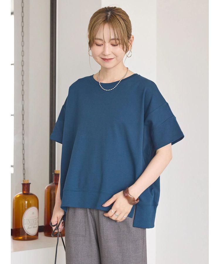 AMERICAN HOLIC「接触冷感裾切り替えカットプルオーバー」|Tシャツ・カットソー|