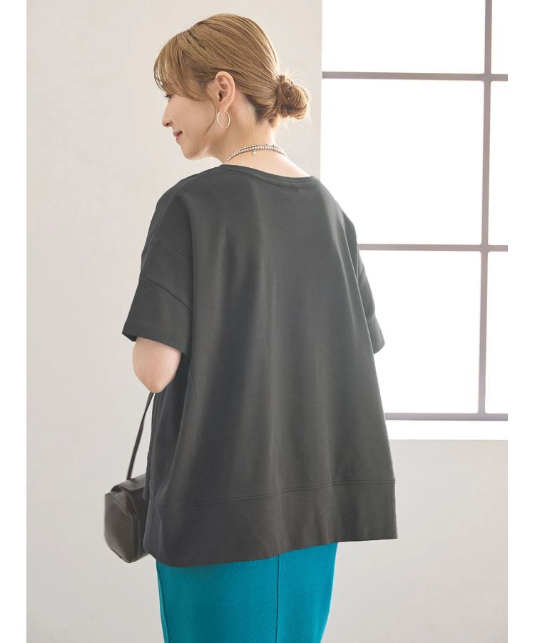 AMERICAN HOLIC「接触冷感裾切り替えカットプルオーバー」|Tシャツ・カットソー|