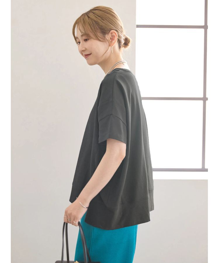 AMERICAN HOLIC「接触冷感裾切り替えカットプルオーバー」|Tシャツ・カットソー|