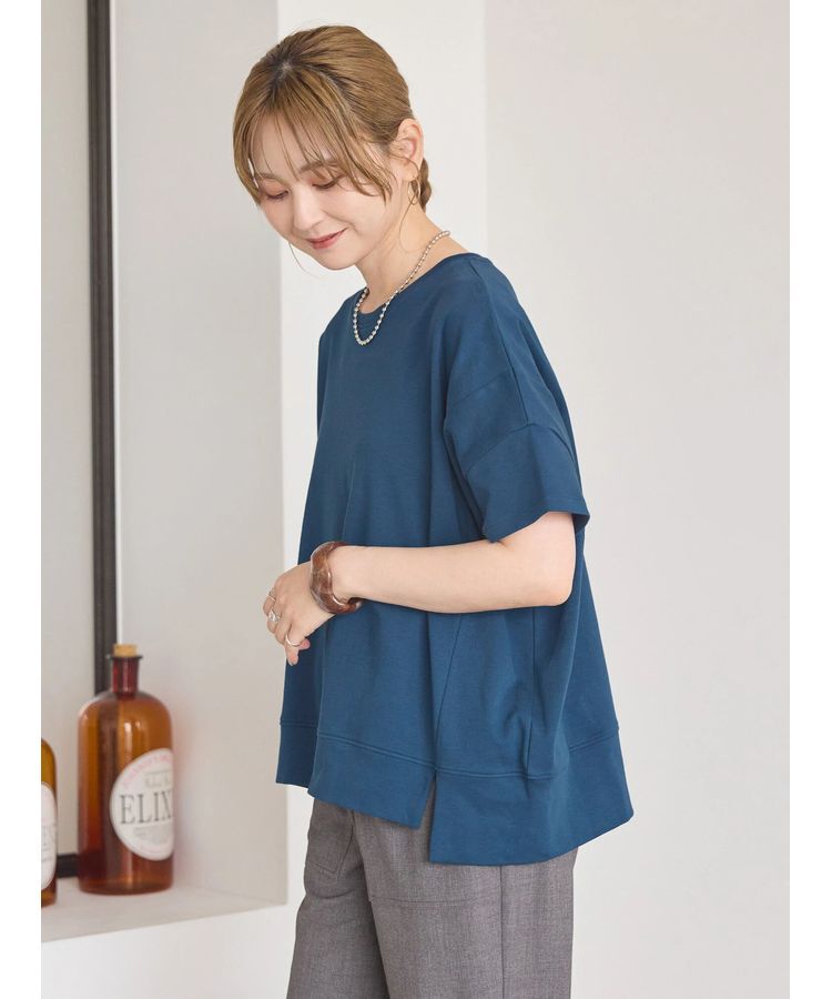 AMERICAN HOLIC「接触冷感裾切り替えカットプルオーバー」|Tシャツ・カットソー|