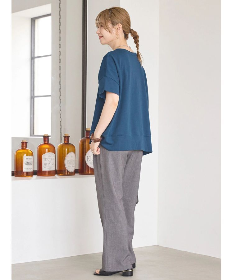 AMERICAN HOLIC「接触冷感裾切り替えカットプルオーバー」|Tシャツ・カットソー|