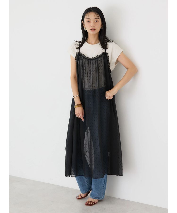 AMERICAN HOLIC「ドビーシフォンキャミワンピース」|ワンピース|