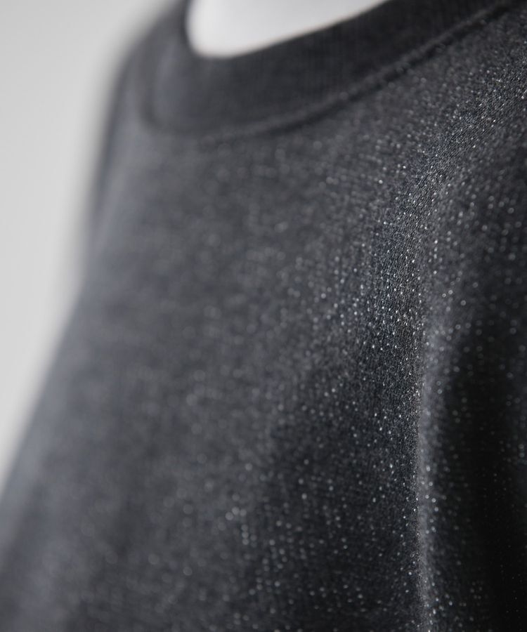 AMERICAN HOLIC「ラメ裏毛ショートスウェット」|スウェット・ジャージ|