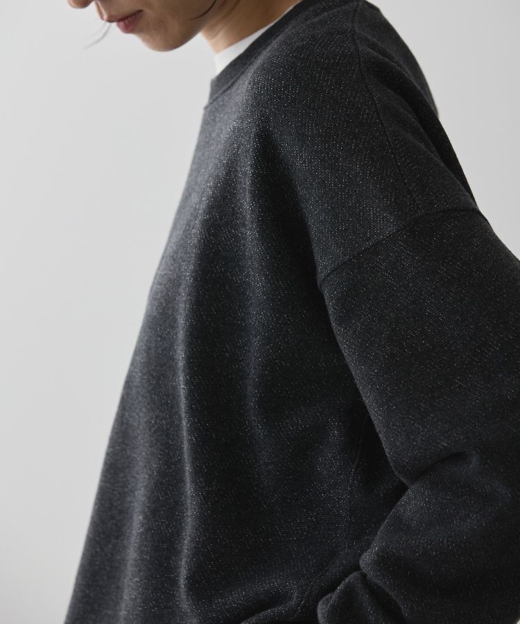 AMERICAN HOLIC「ラメ裏毛ショートスウェット」|スウェット・ジャージ|