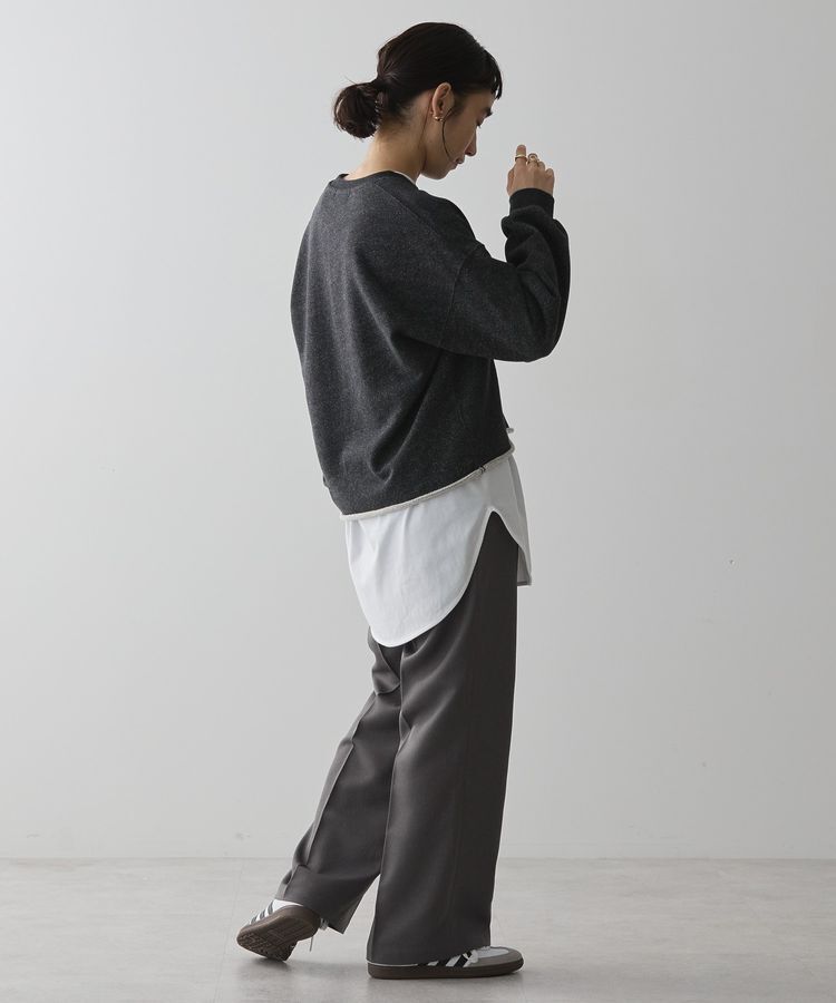 AMERICAN HOLIC「ラメ裏毛ショートスウェット」|スウェット・ジャージ|