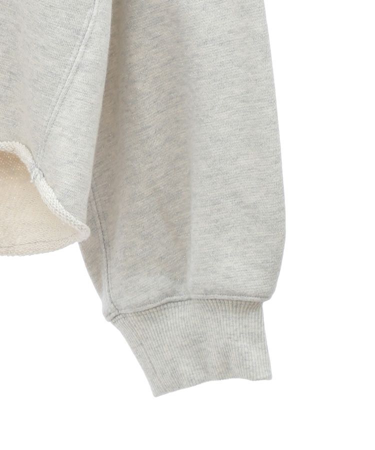 AMERICAN HOLIC「ラメ裏毛ショートスウェット」|スウェット・ジャージ|