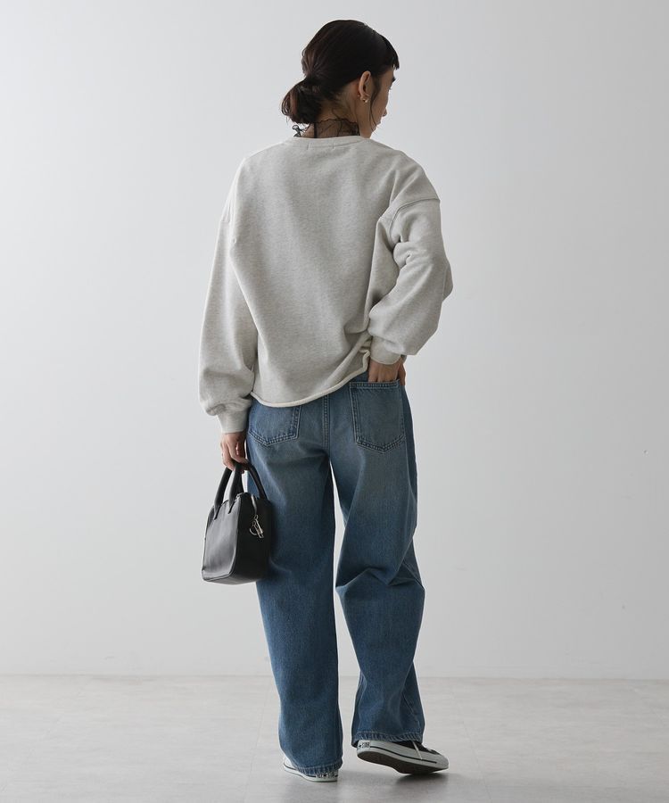 AMERICAN HOLIC「ラメ裏毛ショートスウェット」|スウェット・ジャージ|