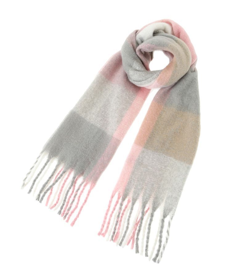 AMERICAN HOLIC「シャギーチェックBIGマフラー」|マフラー|