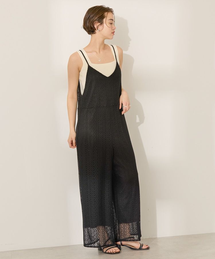 AMERICAN HOLIC「レースキャミサロペット【WEB限定カラー有り】」|オールインワン|