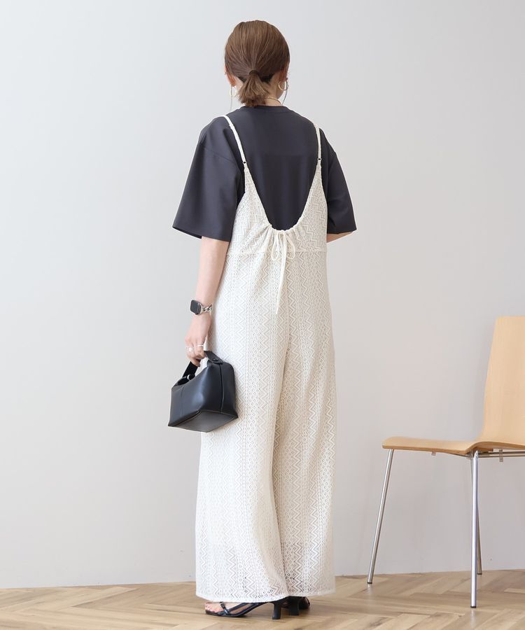 AMERICAN HOLIC「レースキャミサロペット【WEB限定カラー有り】」|オールインワン|