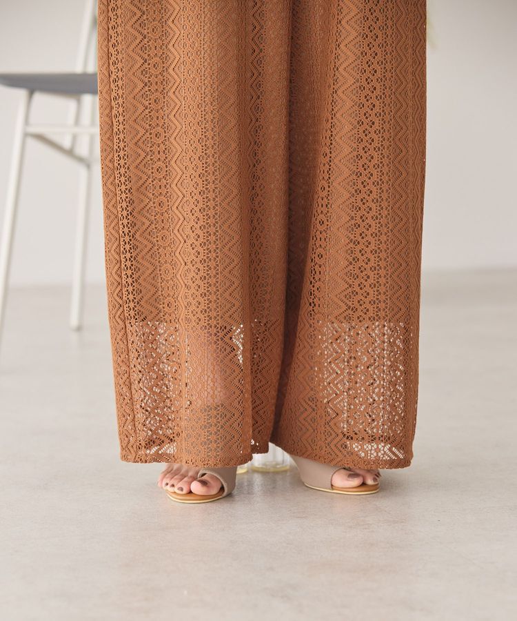 AMERICAN HOLIC「レースキャミサロペット【WEB限定カラー有り】」|オールインワン|