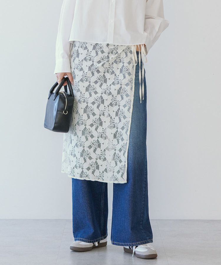 AMERICAN HOLIC「ラップレーススカート」|スカート|Off White