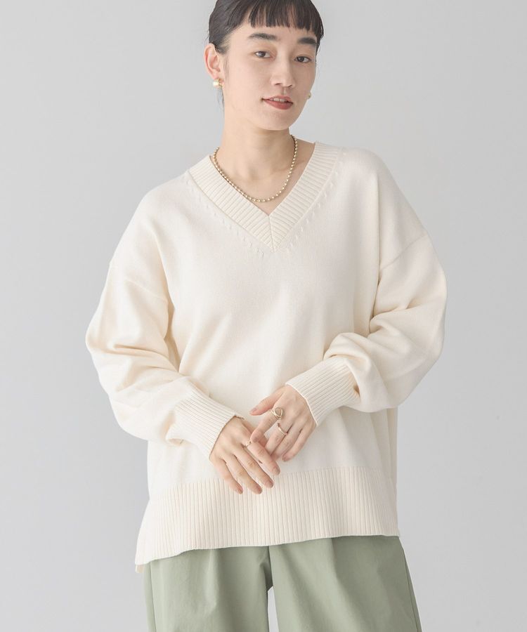 AMERICAN HOLIC「Vネックニットプルオーバー」|ニット・セーター|