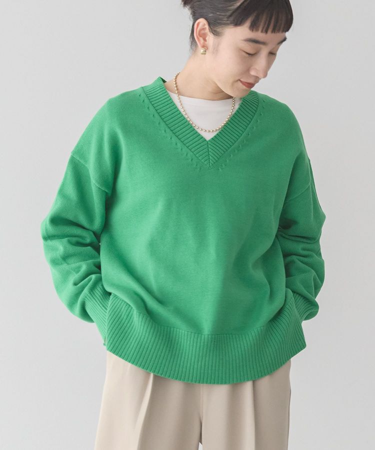 AMERICAN HOLIC「Vネックニットプルオーバー」|ニット・セーター|