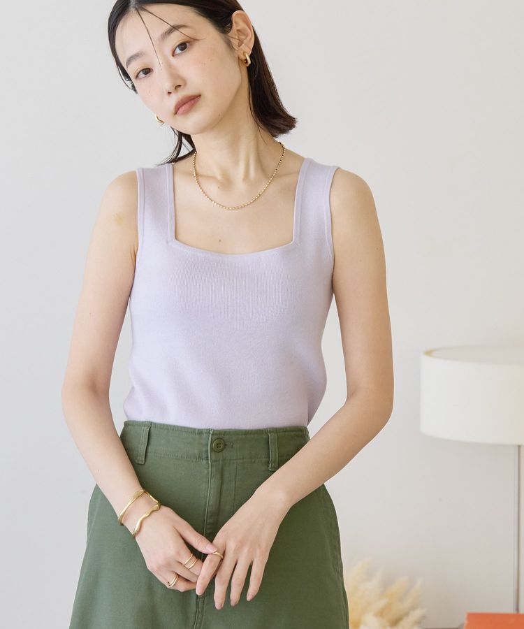 AMERICAN HOLIC「総針スクエアタンクトップ」|インナー|