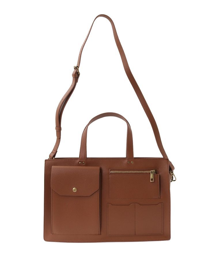 AMERICAN HOLIC「マルチポケットスクエアA４ショルダートートバッグ」|その他|