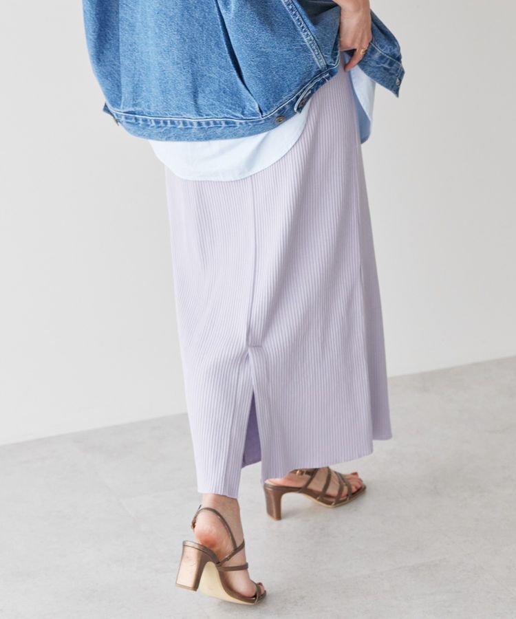 AMERICAN HOLIC「【WEB限定】針抜きテレコタイトスカート」|タイト|